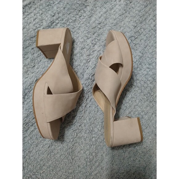 Chinese Laundry Open Toe Heeled Sandal Beige 8.5 - Picture 6 of 11